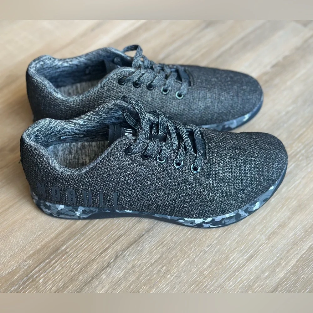 NOBULL Charcoal Women’s Knit Sneakers - Picture 4 of 9